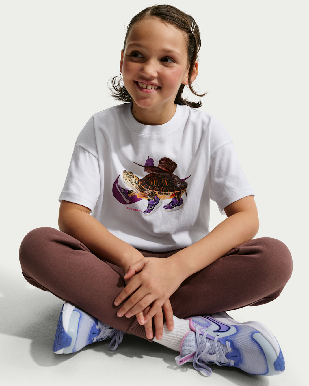 Image of Детска Тениска NIKE G NSW TEE OC BOXY SLOW II0884-100- Ballistic sport, Балистик