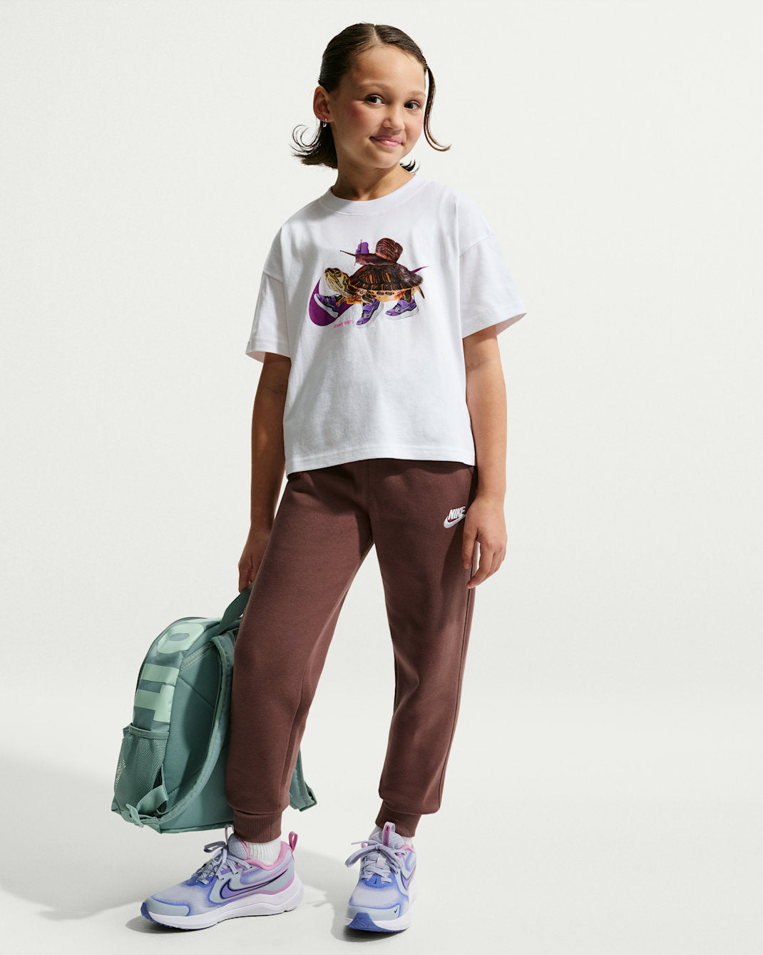 Image of Детска Тениска NIKE G NSW TEE OC BOXY SLOW II0884-100- Ballistic sport, Балистик