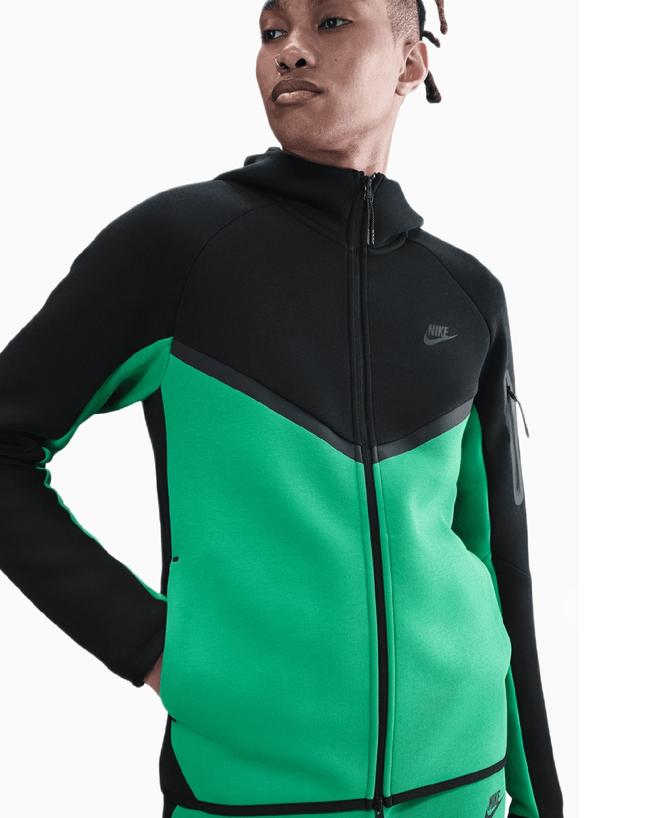 Image of Men's Sweatshirt NIKE M NK TCH FLC WR FZ JKT