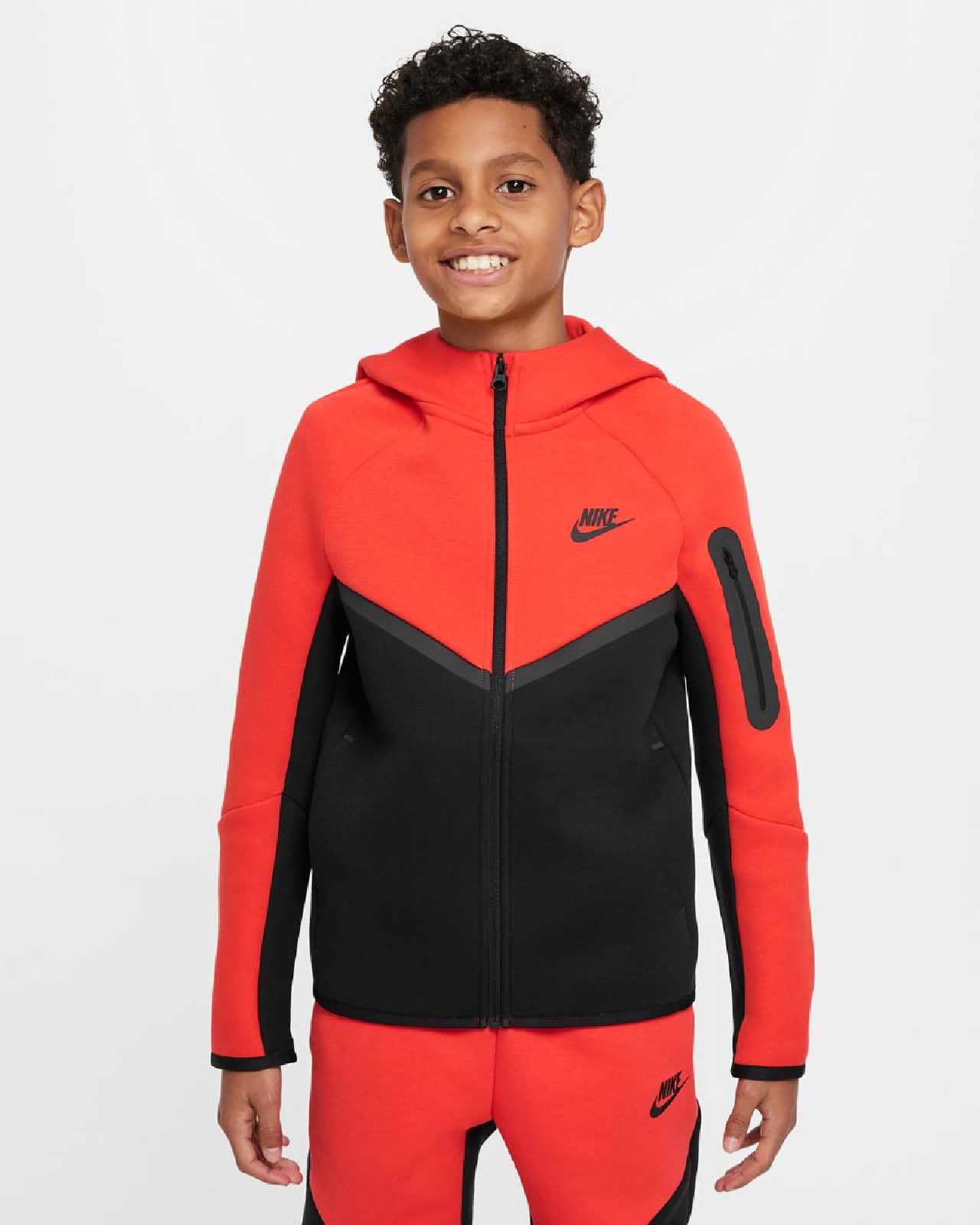 Kids' Sweatshirt NIKE B NSW TCH FLC FZ - PD