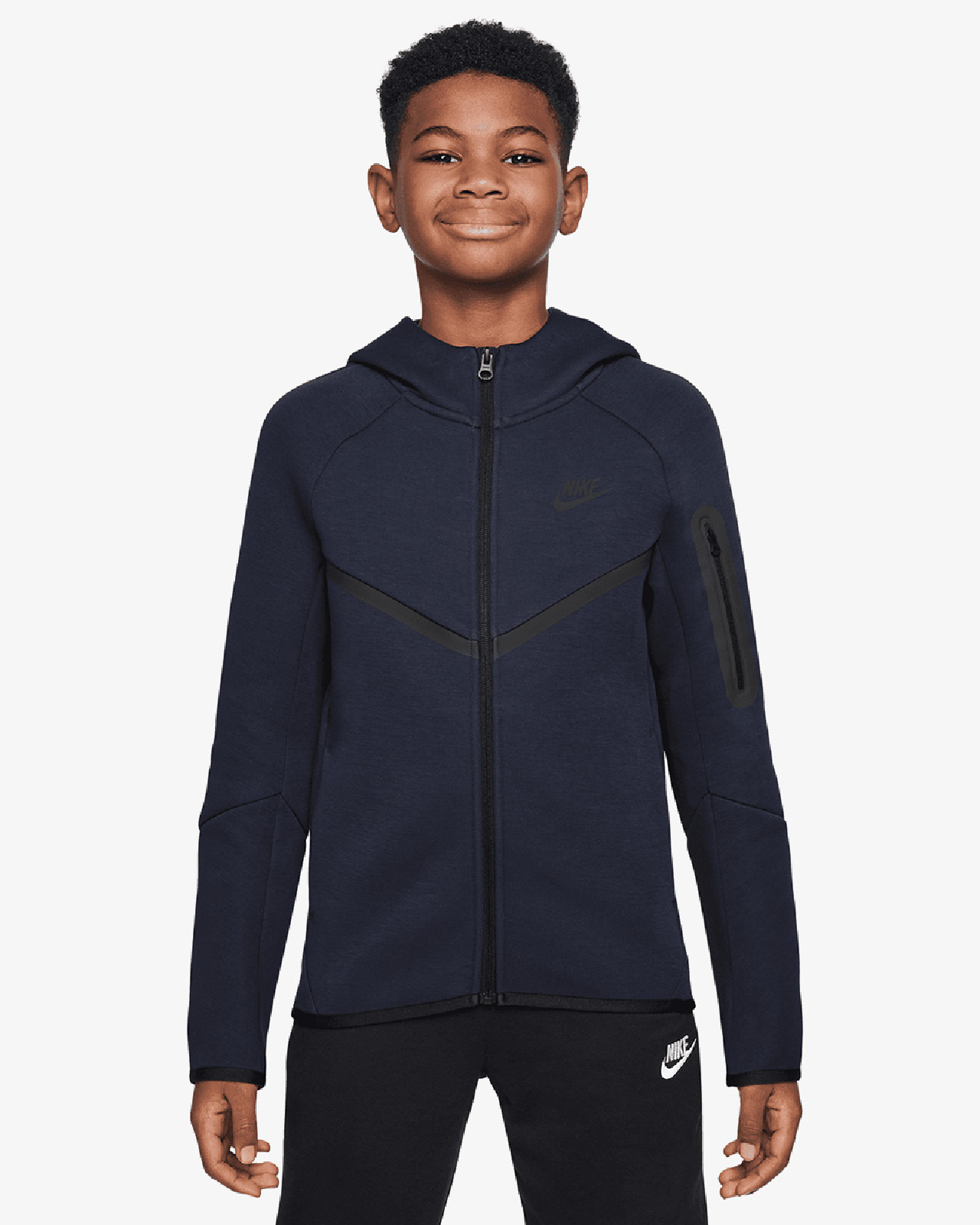 Image of Детски Суитшърт NIKE B NSW TCH FLC FZ - PD