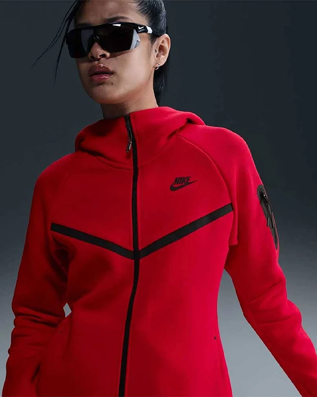 Women's Sweatshirt NIKE W NSW TCH FLC WR FZ HDY 2