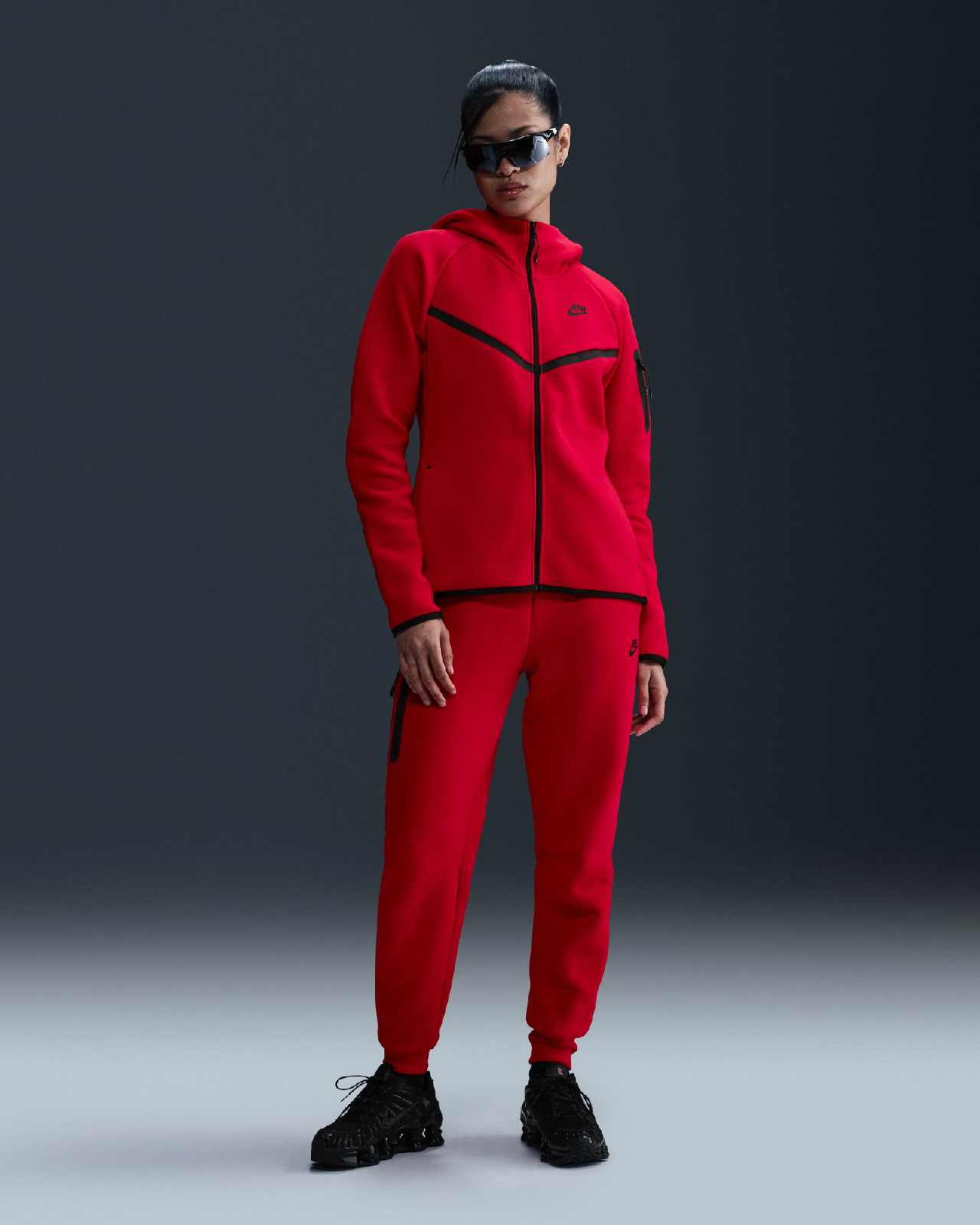 Image of Дамски Панталон NIKE W NSW TCH FLC MR JGGER 2- HV6779-657- Ballistic sport, Балистик