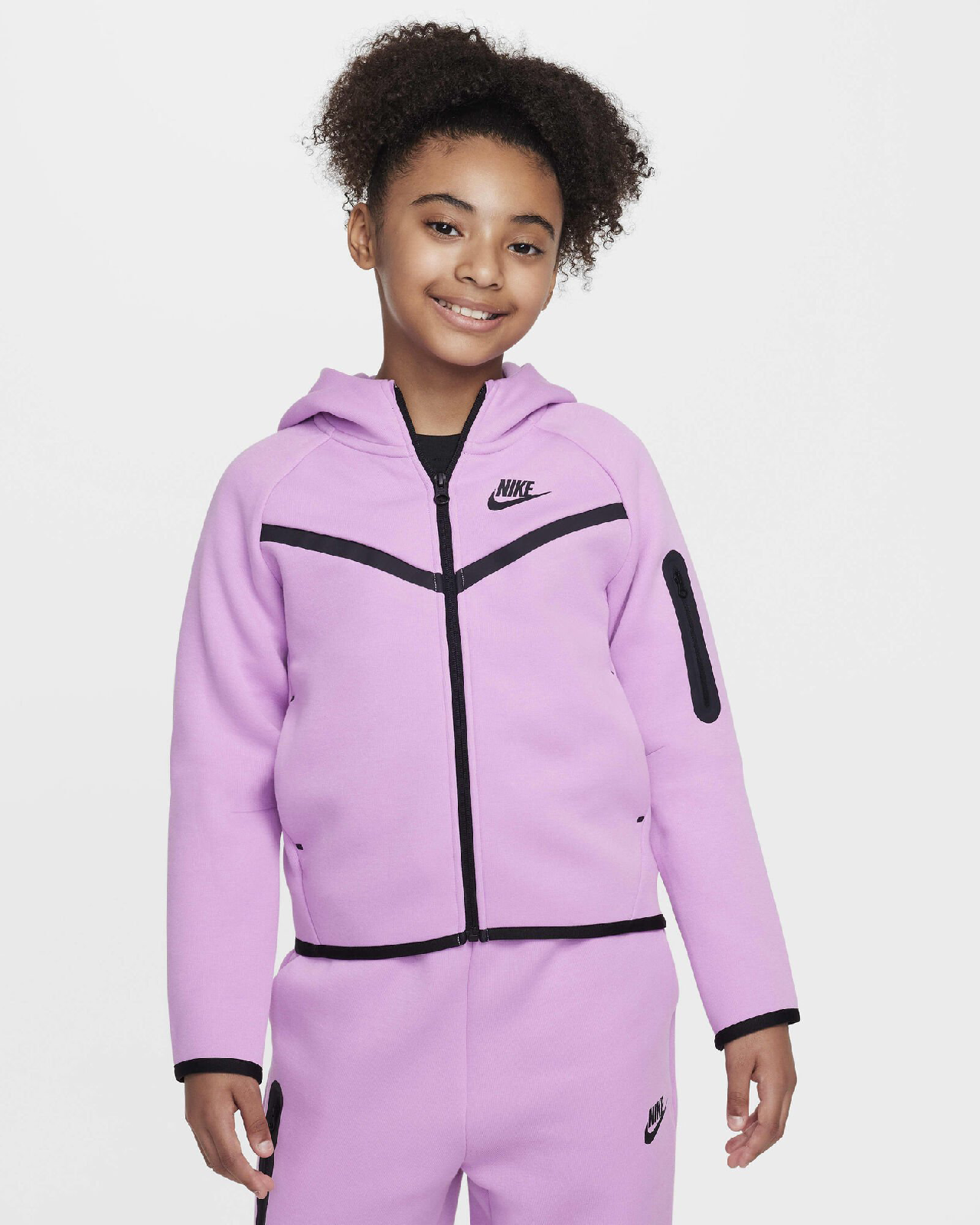 Юношески Суитшърт NIKE G NSW TCH FLC HD FZ LS - PD - Ballistic-sport