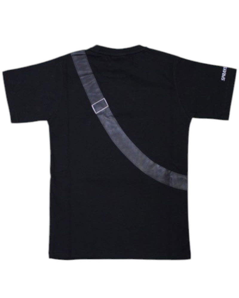 Image of Детска Тениска SPRAYGROUND CROSSBODY MONEY BEAR CUT REGULAR T-SHIRT BLK