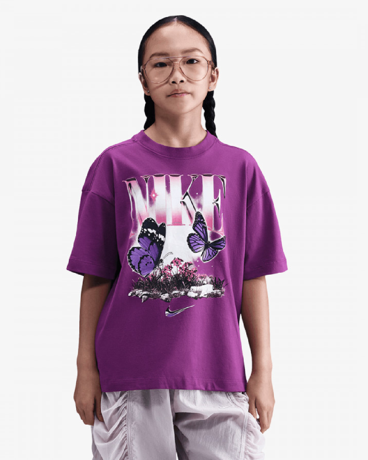 Image of Детска Тениска NIKE G NSW TEE BUTTRFLY OS