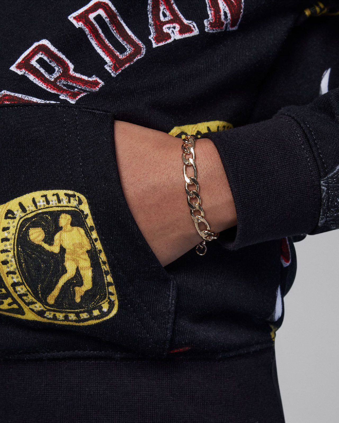 Image of Детски Суитшърт NIKE JDB MJ ESSENTIALS FT AOP PO - Ballistic-sport