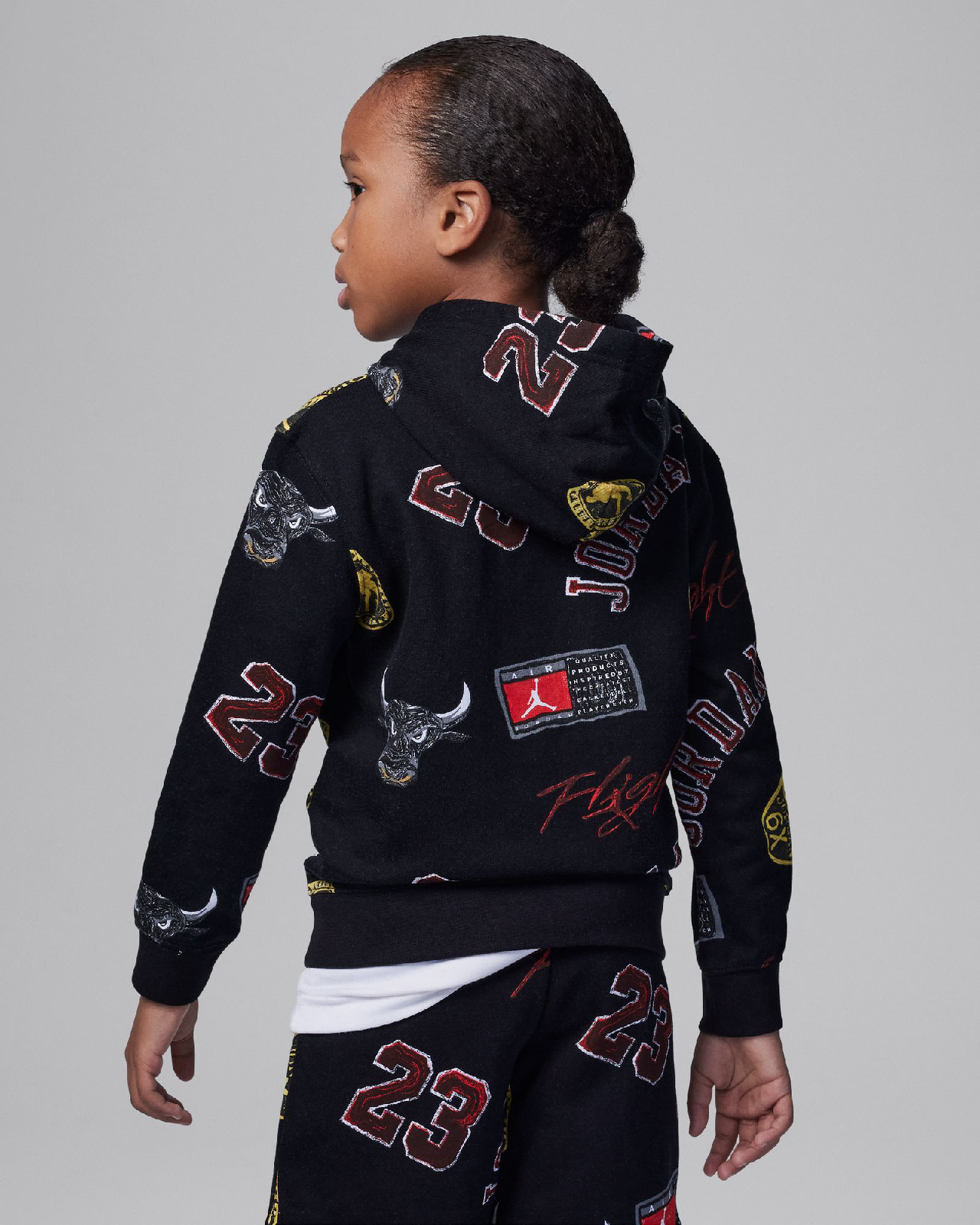 Image of Детски Суитшърт NIKE JDB MJ ESSENTIALS FT AOP PO - Ballistic-sport