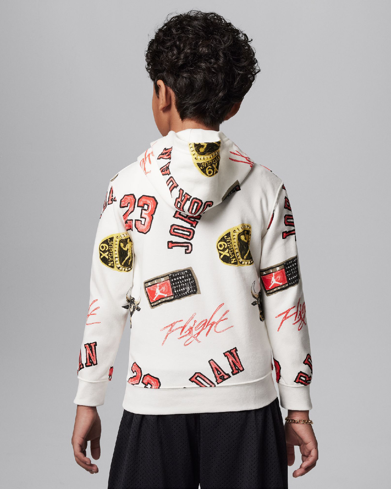 Image of Детски Суитшърт NIKE JDB MJ ESSENTIALS FT AOP PO - Ballistic-sport