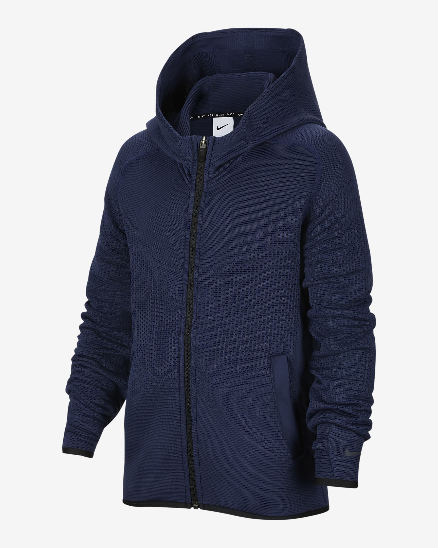 Image of Юношески Суитшърт NIKE K NK TFADV MULTI TECH HD FZ - Ballistic-sport