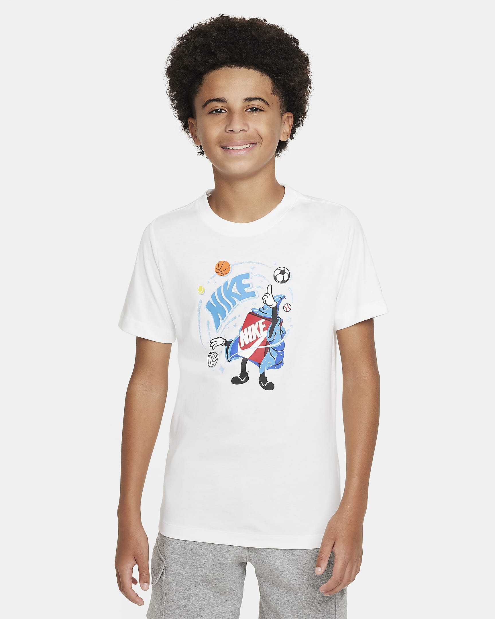 Image of Юношеска Тениска NIKE K NSW TEE BOXY 1 - Ballistic-sport