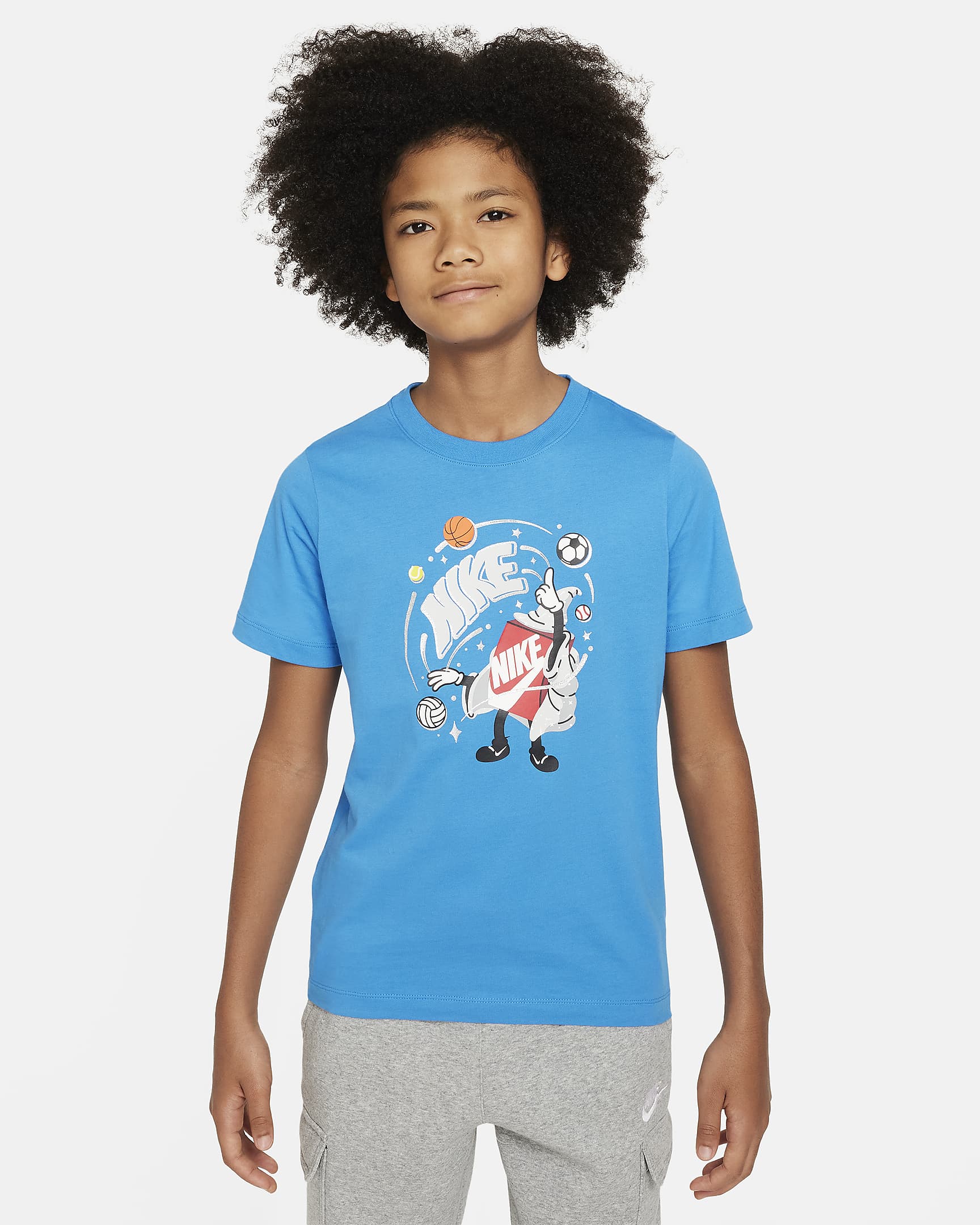 Image of Юношеска Тениска NIKE K NSW TEE BOXY 1 - Ballistic-sport