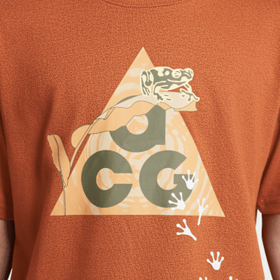 Image of Детска Тениска NIKE K ACG DF TEE в кафяв цвят