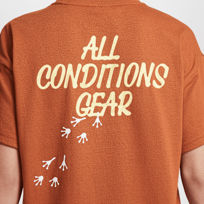 Image of Детска Тениска NIKE K ACG DF TEE в кафяв цвят