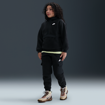 Детски Суитшърт NIKE K NSW CLUB FLC LOOSE QZ HDY WZ