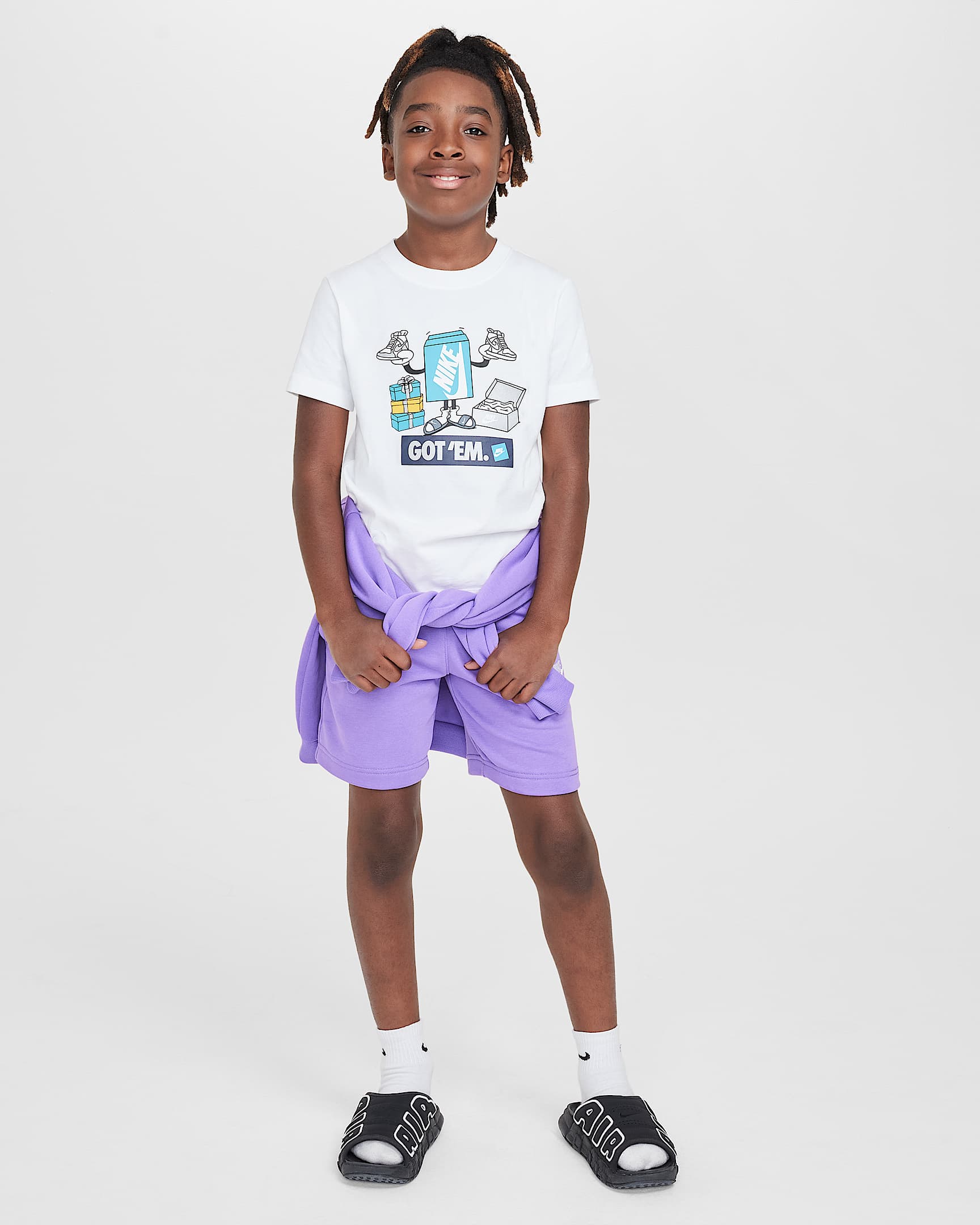 Image of Юнoшеска Тениска NIKE K NSW TEE BOXY GOT EM - Ballistic-sport