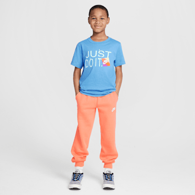 Image of Детска Тениска NIKE K NSW TEE BRANDMARK 1 JDI в син цвят