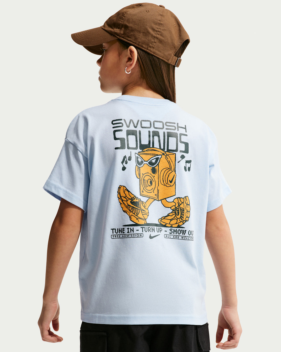 Image of Детска Тениска NIKE K NSW TEE M90 SWOOSH SOUNDS IR5178-407- Ballistic sport, Балистик