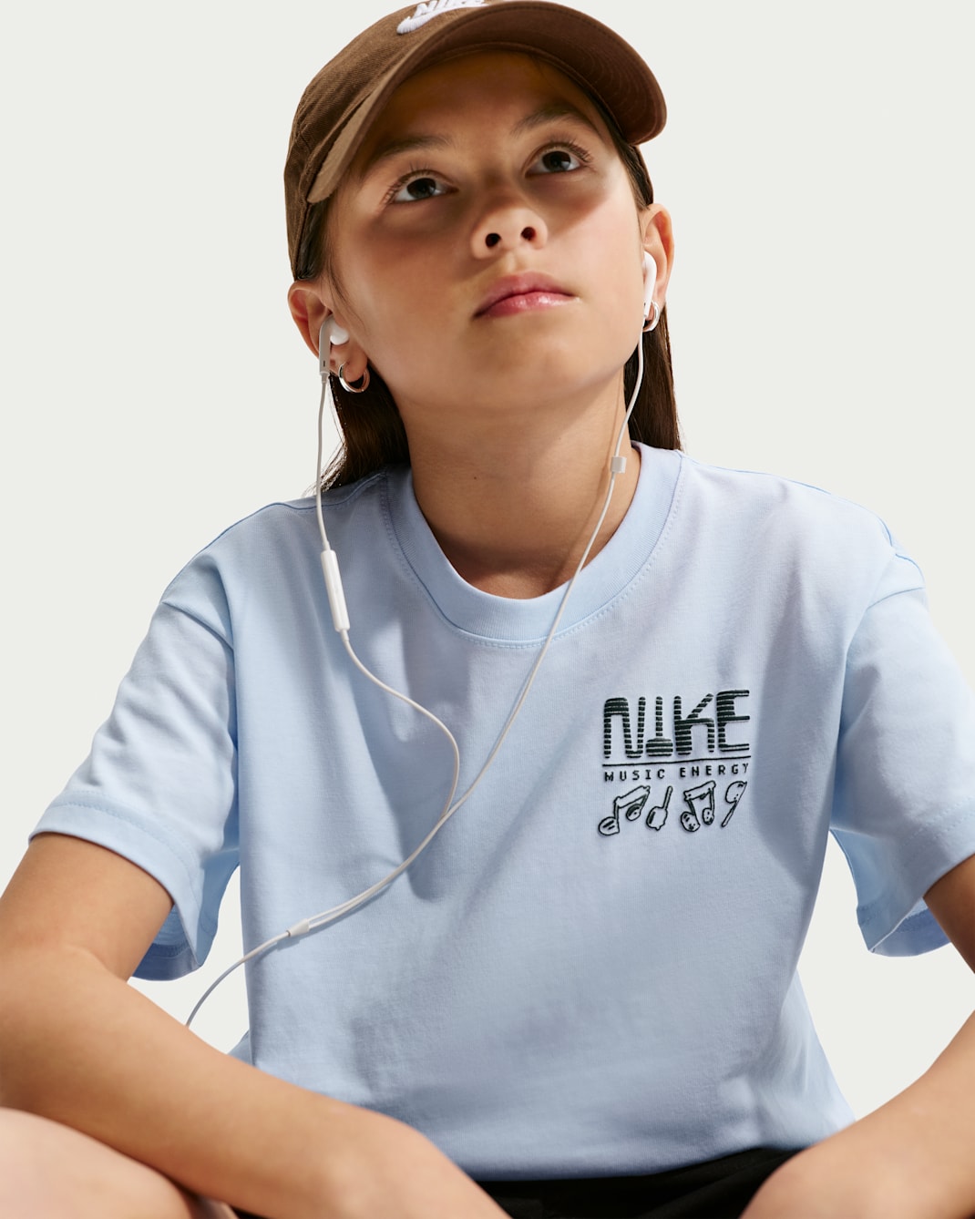 Image of Детска Тениска NIKE K NSW TEE M90 SWOOSH SOUNDS IR5178-407- Ballistic sport, Балистик