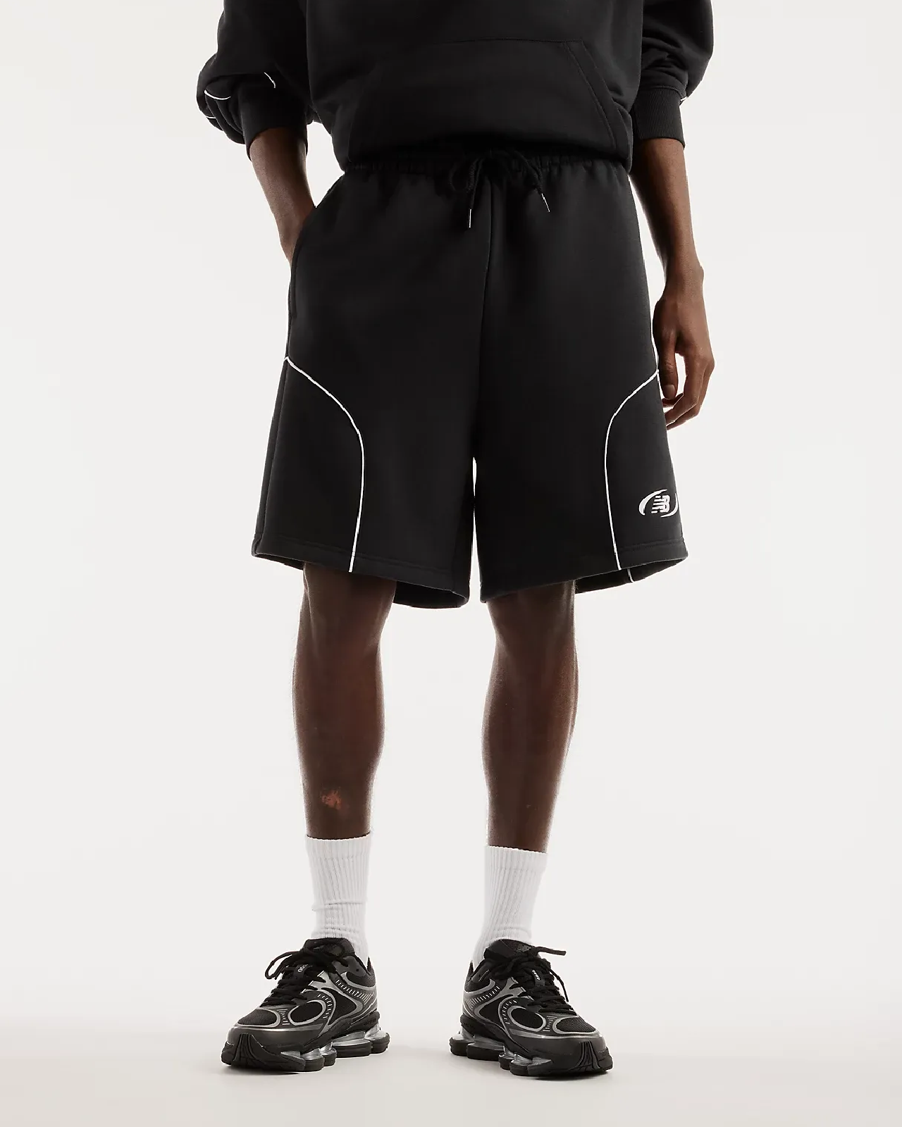 Image of Мъжки Къс панталон NEW BALANCE SHORTS TRACKSIDE FLEECE SHORT 7