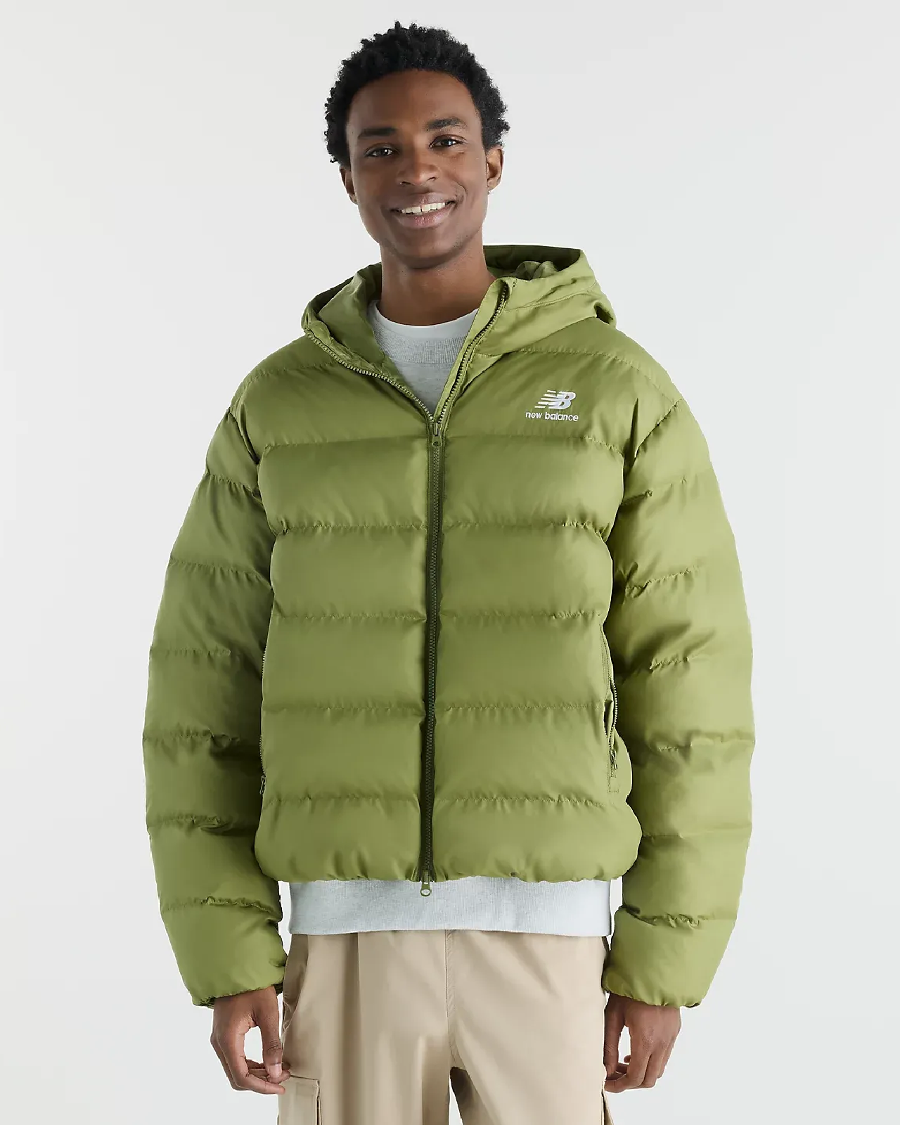 Image of Мъжко Яке NEW BALANCE JACKET BOSTON PUFFER JACKET