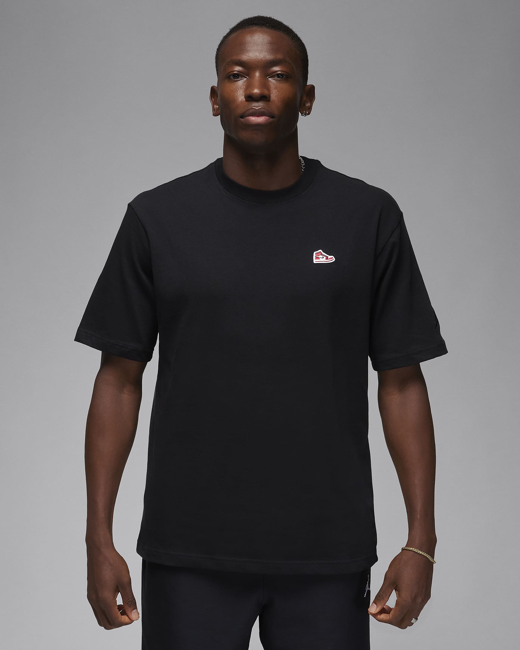 Image of Мъжка Тениска NIKE M J BRAND SNKR PTCH SS CREW - Ballistic-sport