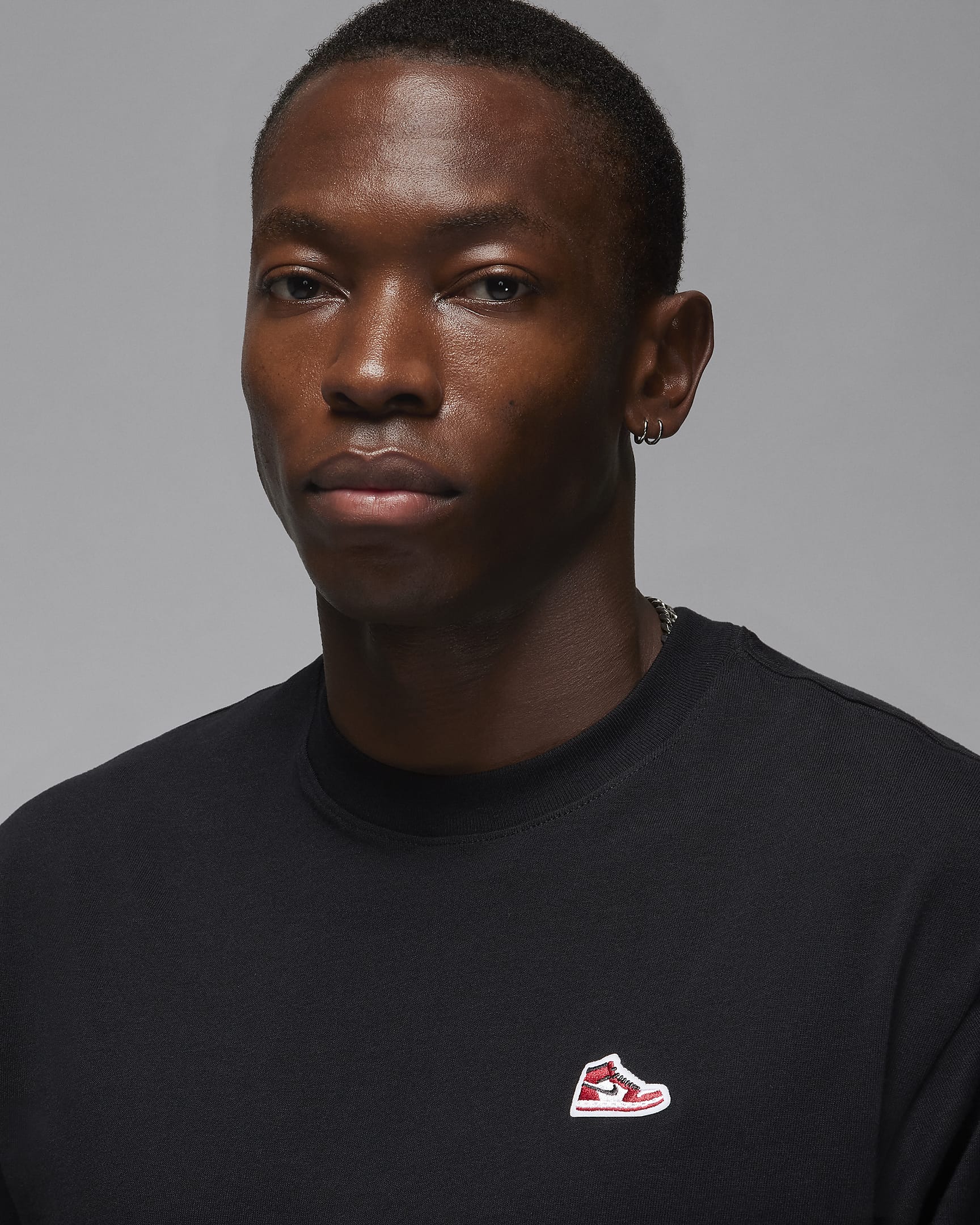 Image of Мъжка Тениска NIKE M J BRAND SNKR PTCH SS CREW - Ballistic-sport