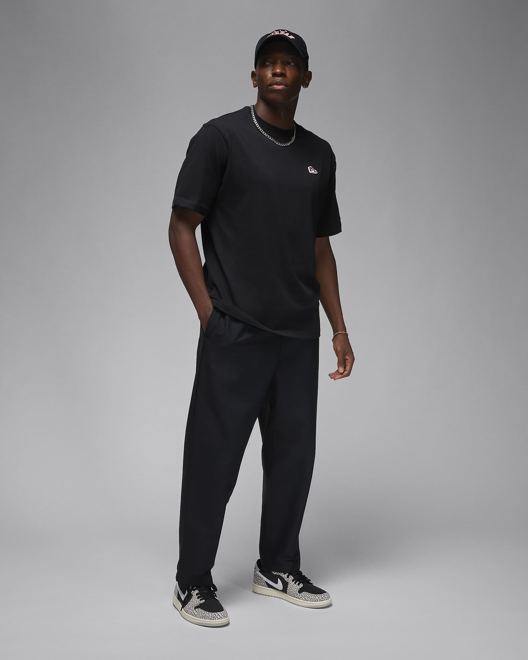 Мъжка Тениска NIKE M J BRAND SNKR PTCH SS CREW - Ballistic-sport