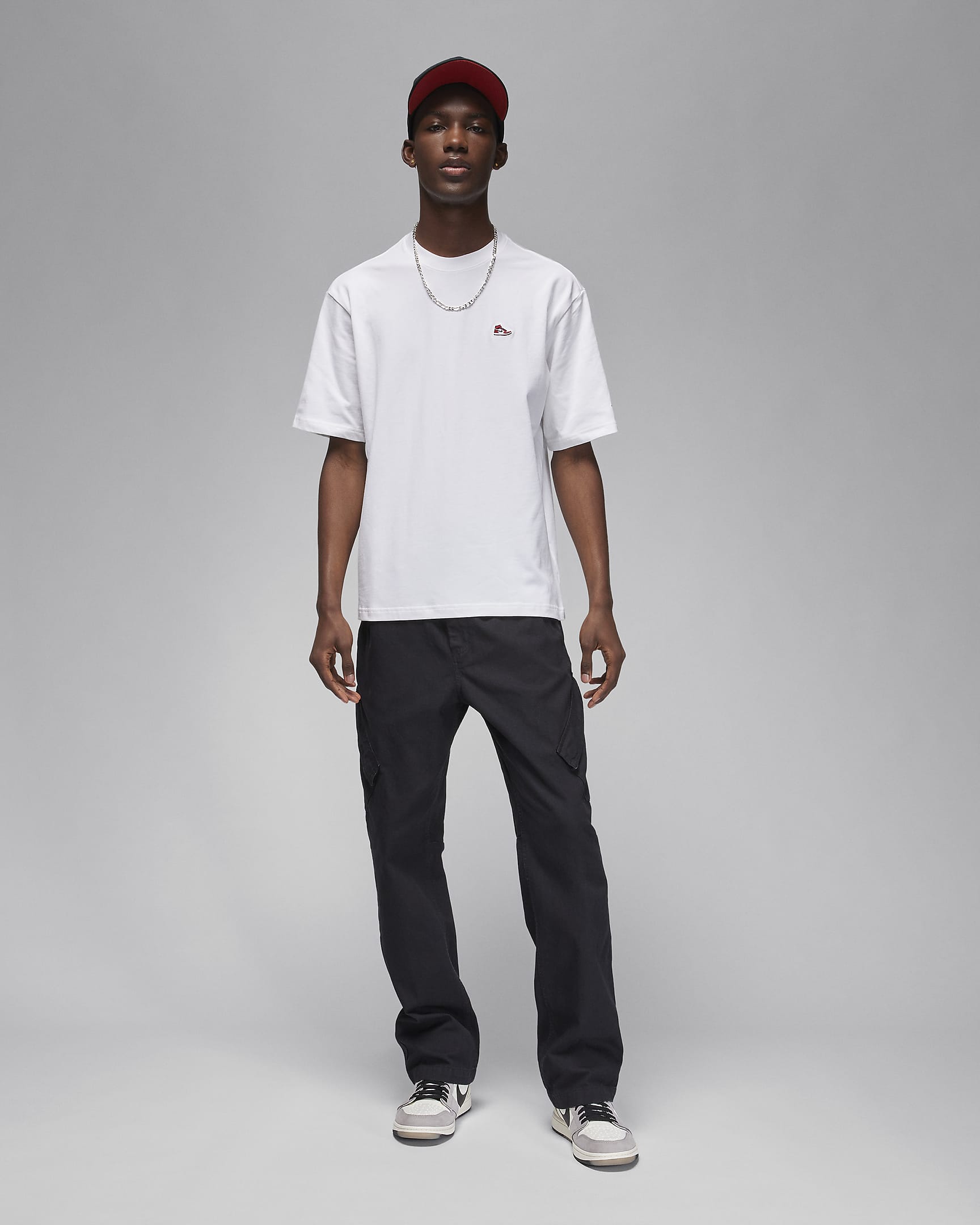 Мъжка Тениска NIKE M J BRAND SNKR PTCH SS CREW - Ballistic-sport