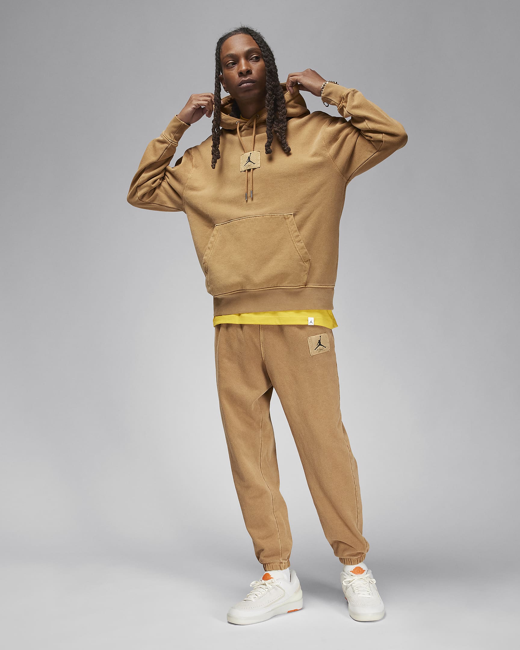 Image of Мъжки Суитшърт NIKE M J ESS STMT WASH FLC PO - Ballistic-sport