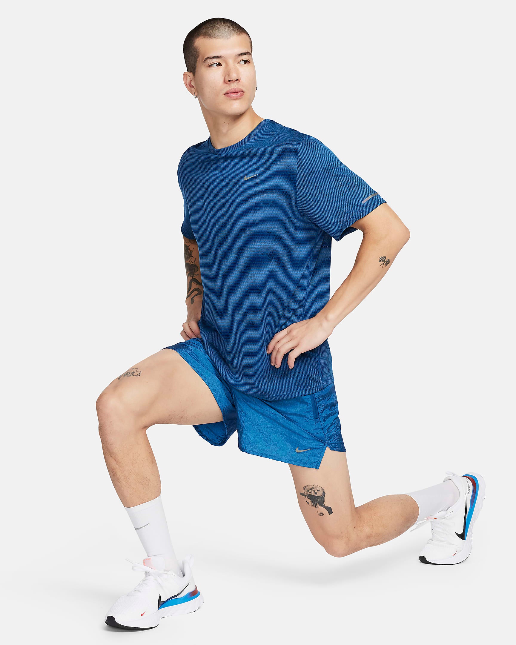 Image of Мъжки Къс панталон NIKE M NK DF RUN DIV STRIDE 5BF SHO - Ballistic-sport