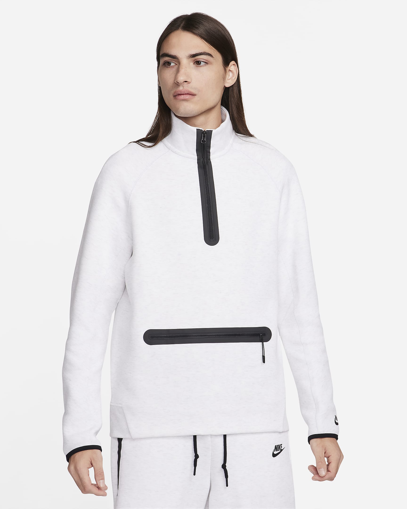 Мъжки Суитшърт NIKE M NK TCH FLC HZ TOP - Ballistic-sport