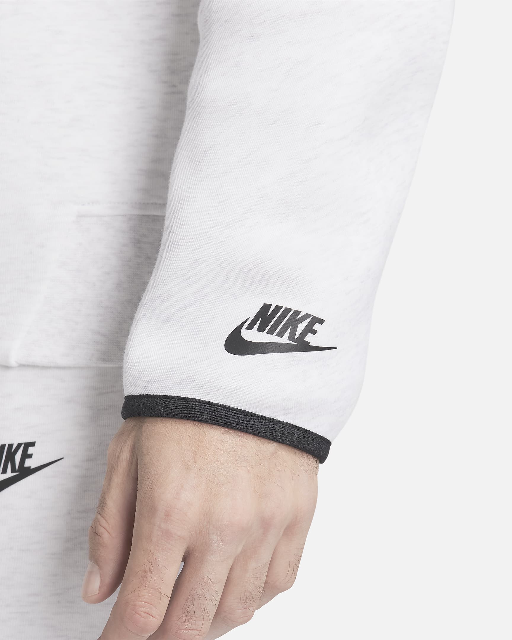 Image of Мъжки Суитшърт NIKE M NK TCH FLC HZ TOP - Ballistic-sport