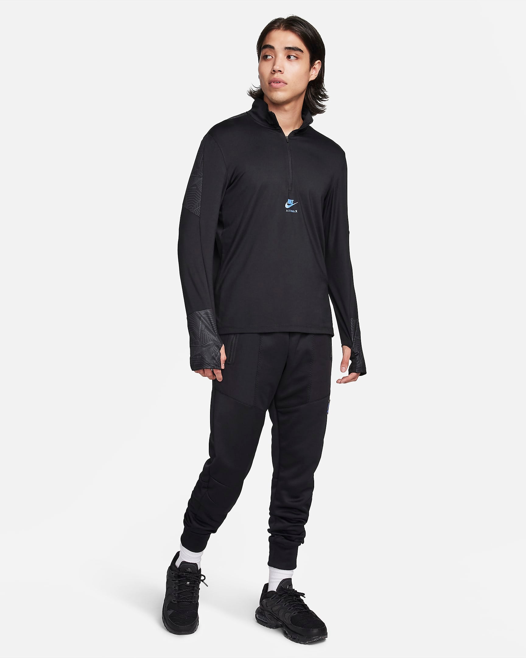 Image of Мъжка Блуза NIKE M NSW AIR MAX TC PK DF LS AOP - Ballistic-sport