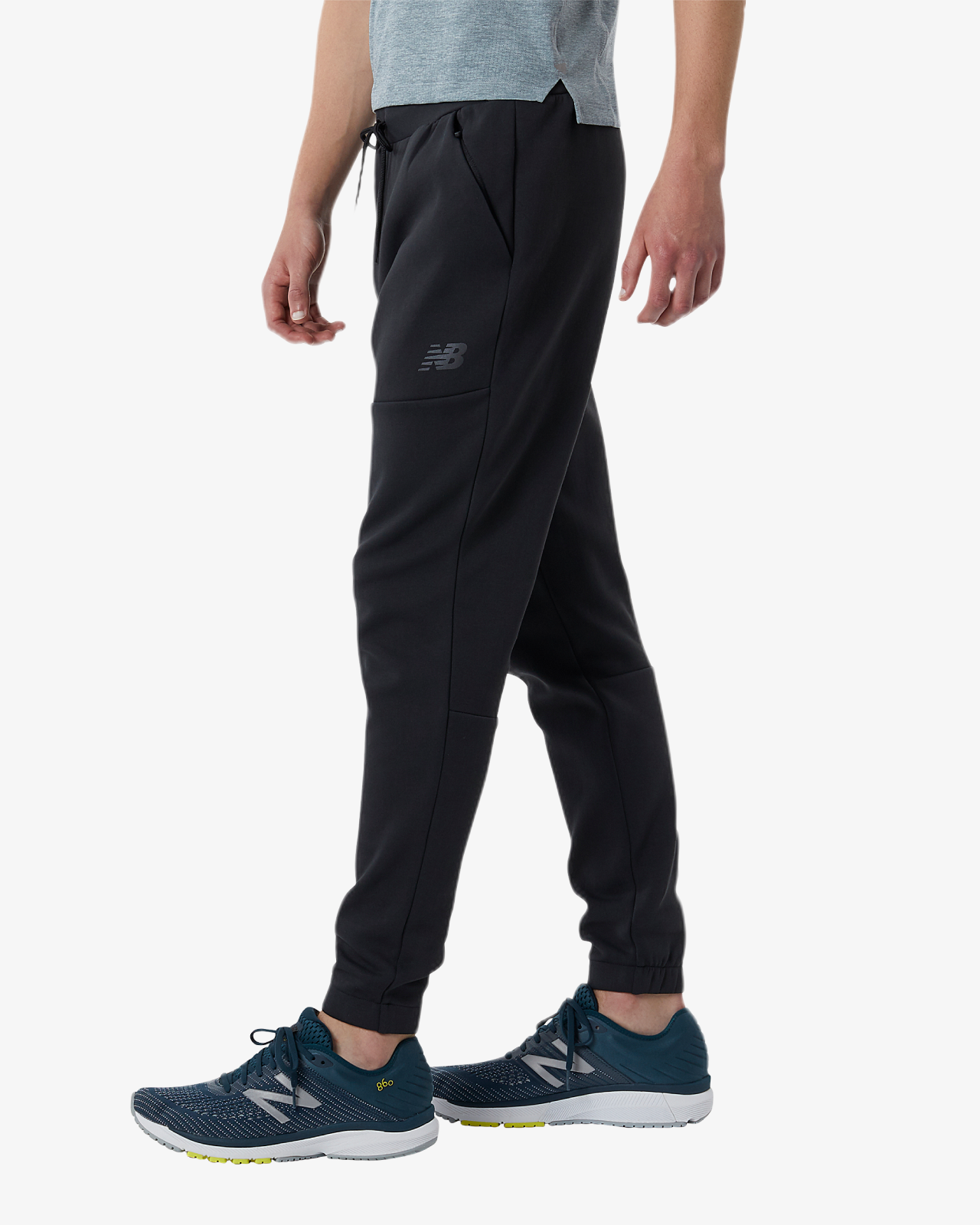 Image of Мъжки Панталон NEW BALANCE PANTS R.W.TECH FLEECE PANT - Ballistic-sport