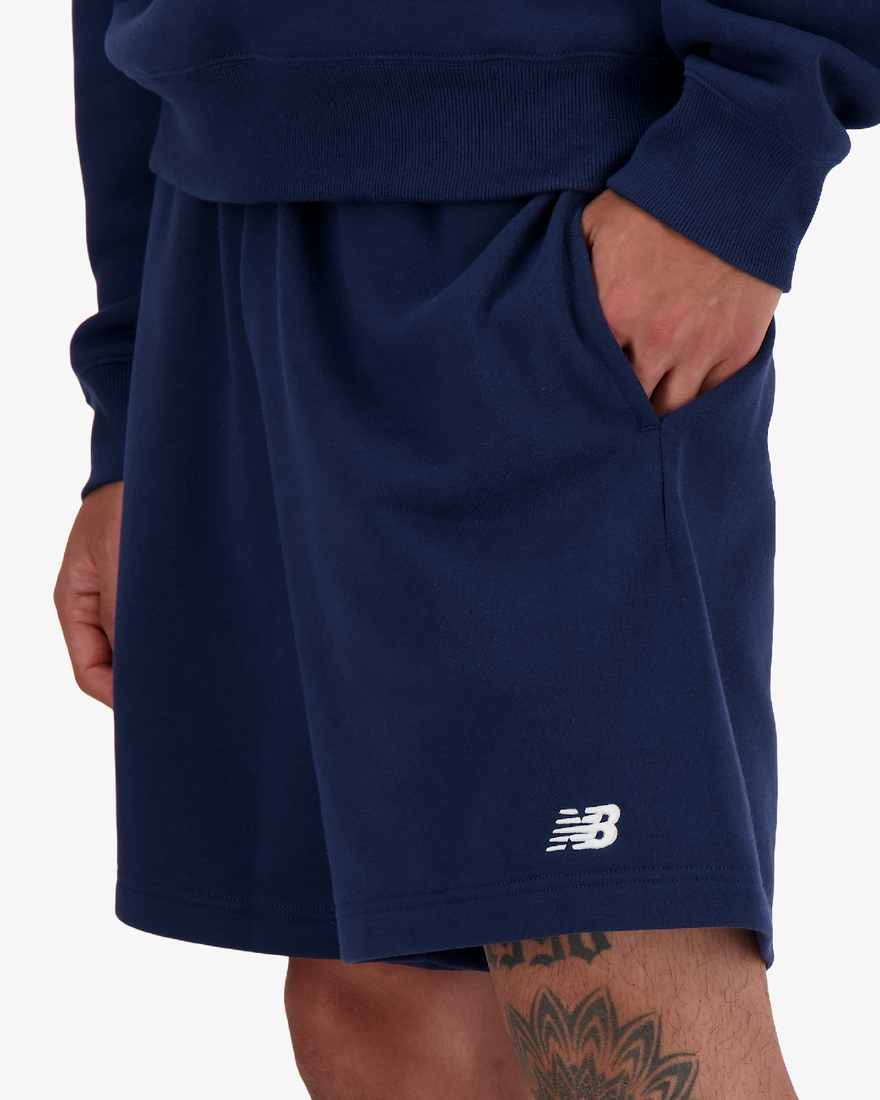 Image of Мъжки Къс панталон NEW BALANCE SHORT NEW BALANCE FRENCH TERRY SHORT 7 INCH