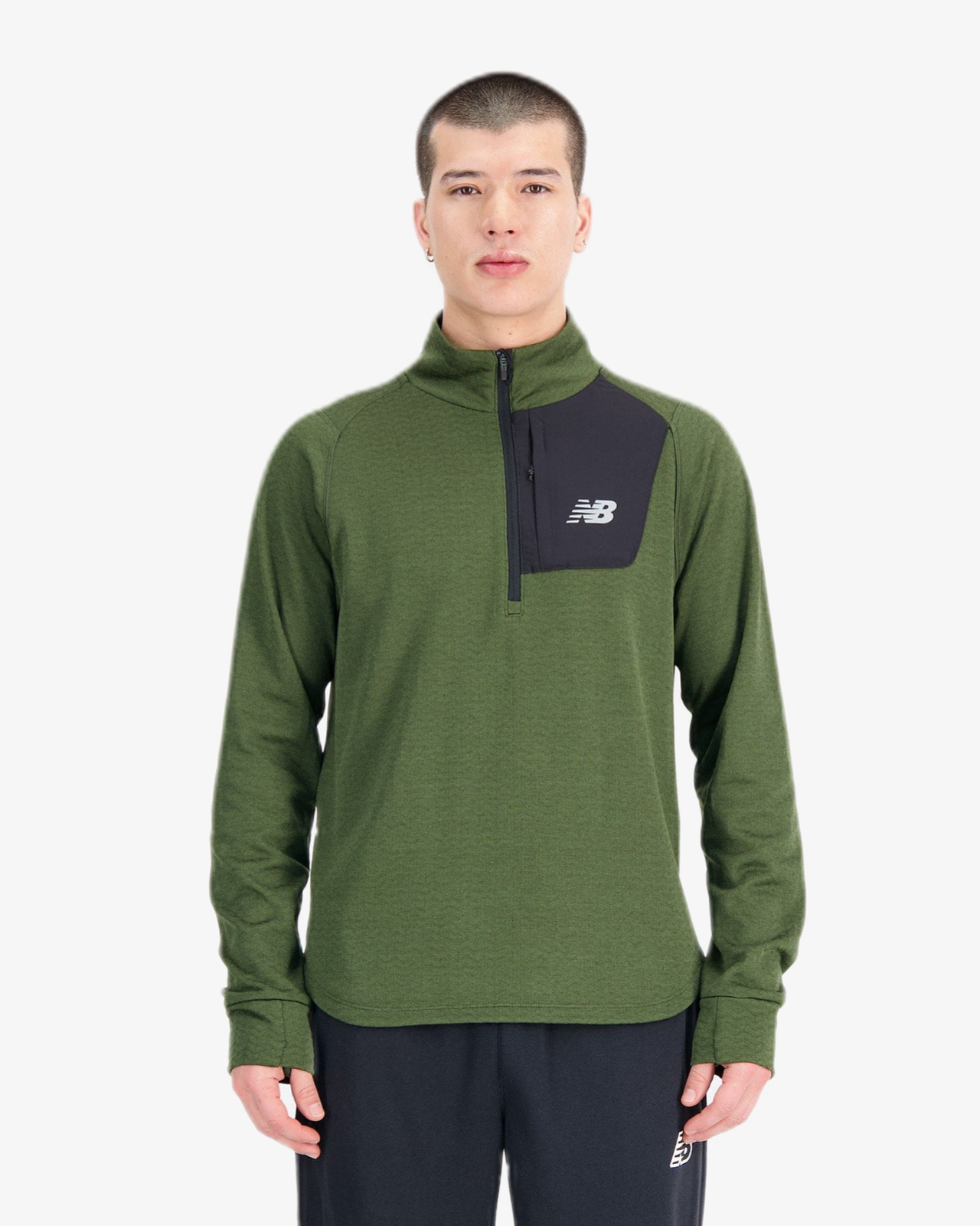 Image of Мъжкa Блуза NEW BALANCE SHIRT NB HEAT GRID HALF ZIP - Ballistic-sport