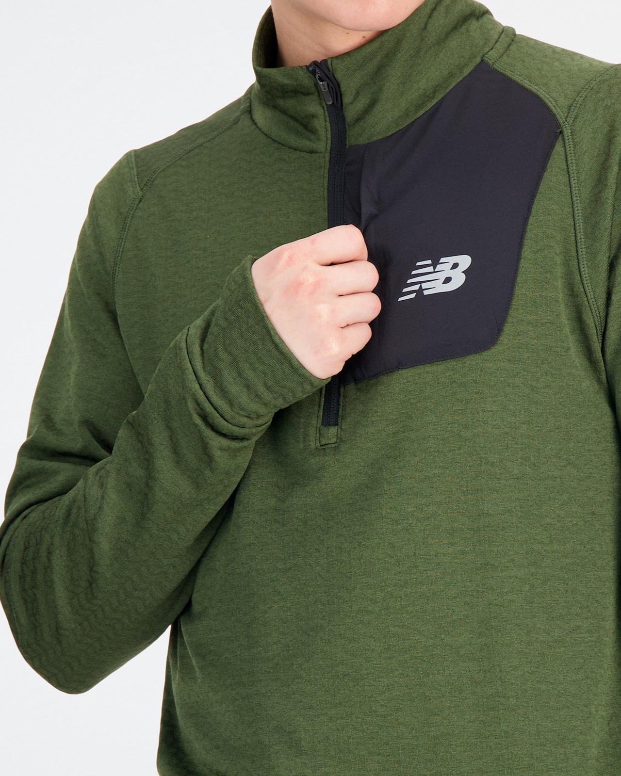 Image of Мъжкa Блуза NEW BALANCE SHIRT NB HEAT GRID HALF ZIP - Ballistic-sport