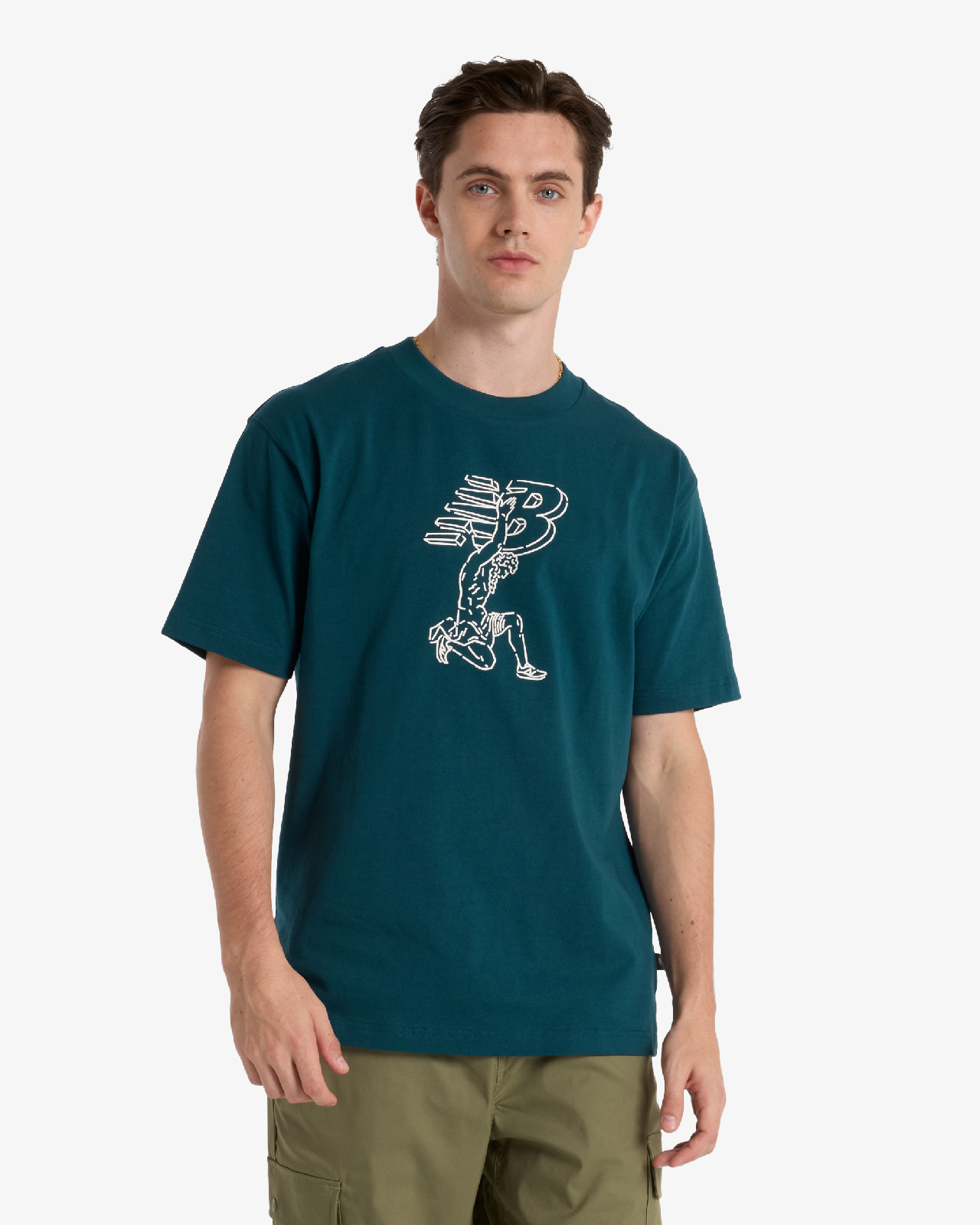 Мъжкa Тениска NEW BALANCE SHIRT NEW BALANCE X DEBUT STATUE T-SHIRT