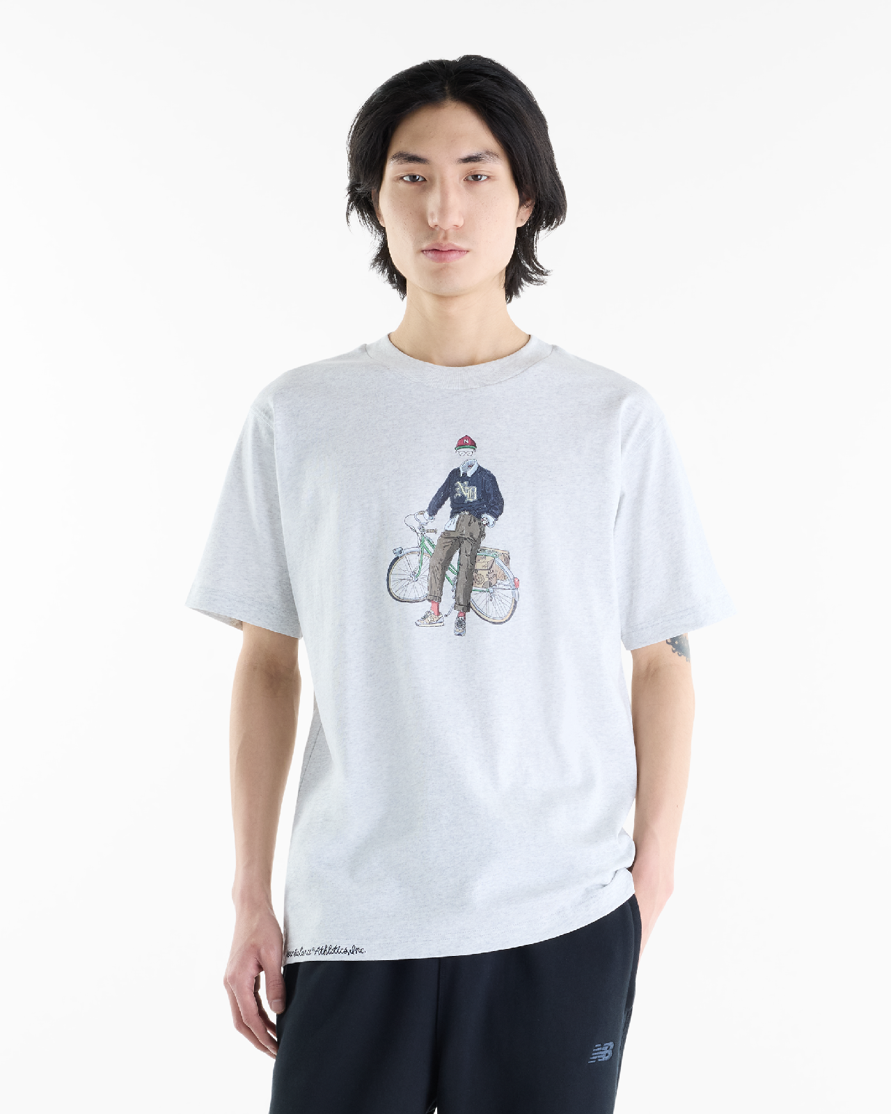 Image of Мъжка Тениска NEW BALANCE SHIRT VARSITY BIKE T-SHIRT
