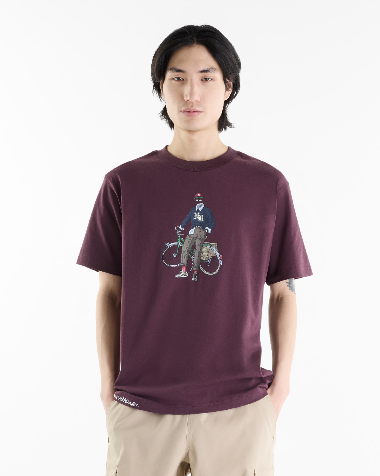 Image of Мъжка Тениска NEW BALANCE SHIRT VARSITY BIKE T-SHIRT