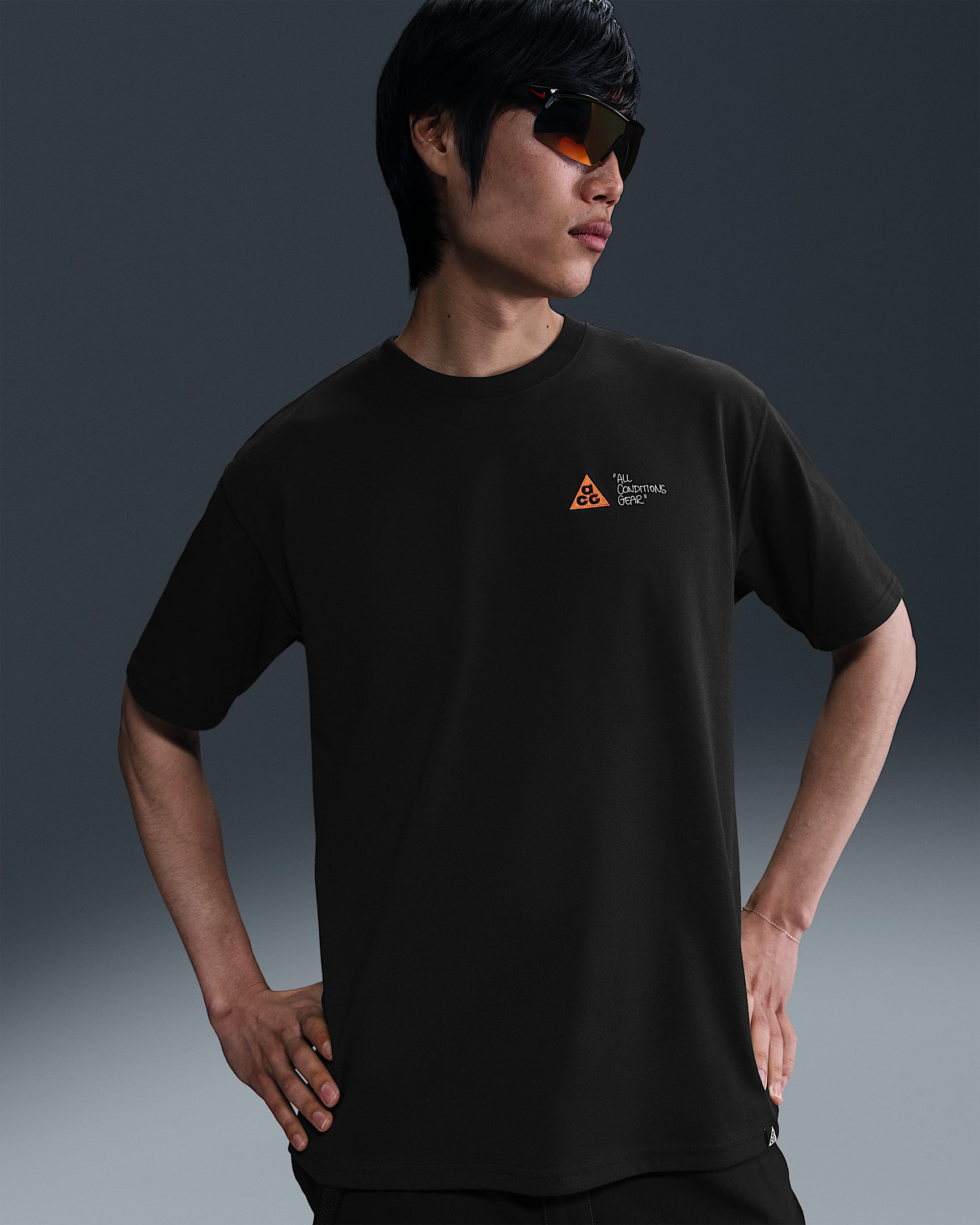 Image of Мъжка Тениска NIKE M ACG DF TEE OC GUIDE, Балистик, черен цвят