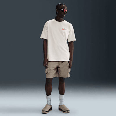 Мъжка Тениска NIKE M ACG DF TEE OC GUIDE, Балистик, бежов цвят