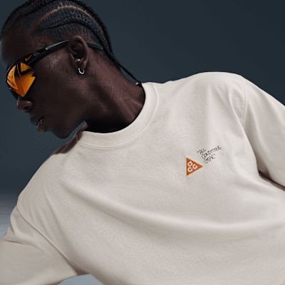 Мъжка Тениска NIKE M ACG DF TEE OC GUIDE, Балистик, бежов цвят