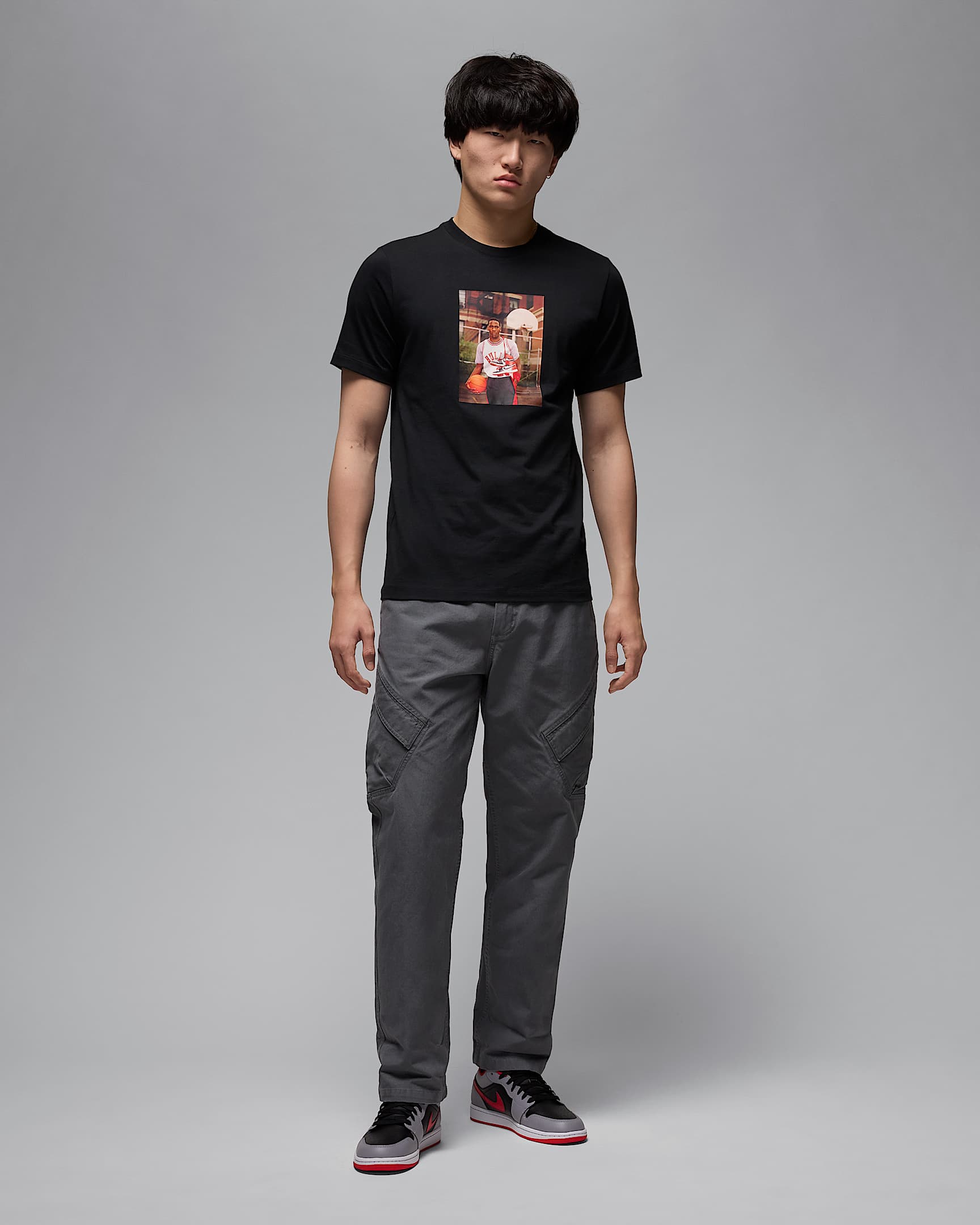 Image of Men's T-shirt NIKE MJ BRAND PHOTO SS CREW
