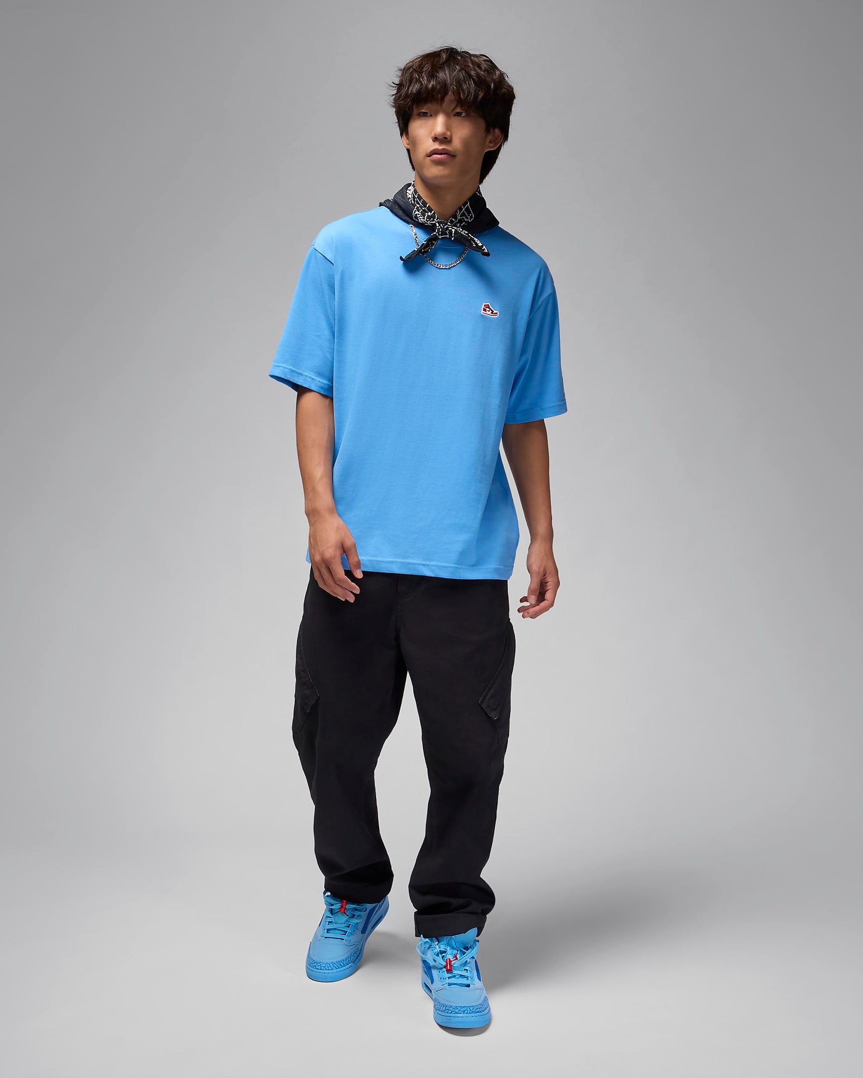 Мъжка Тениска NIKE M J BRAND SNKR PTCH SS CREW - Ballistic-sport