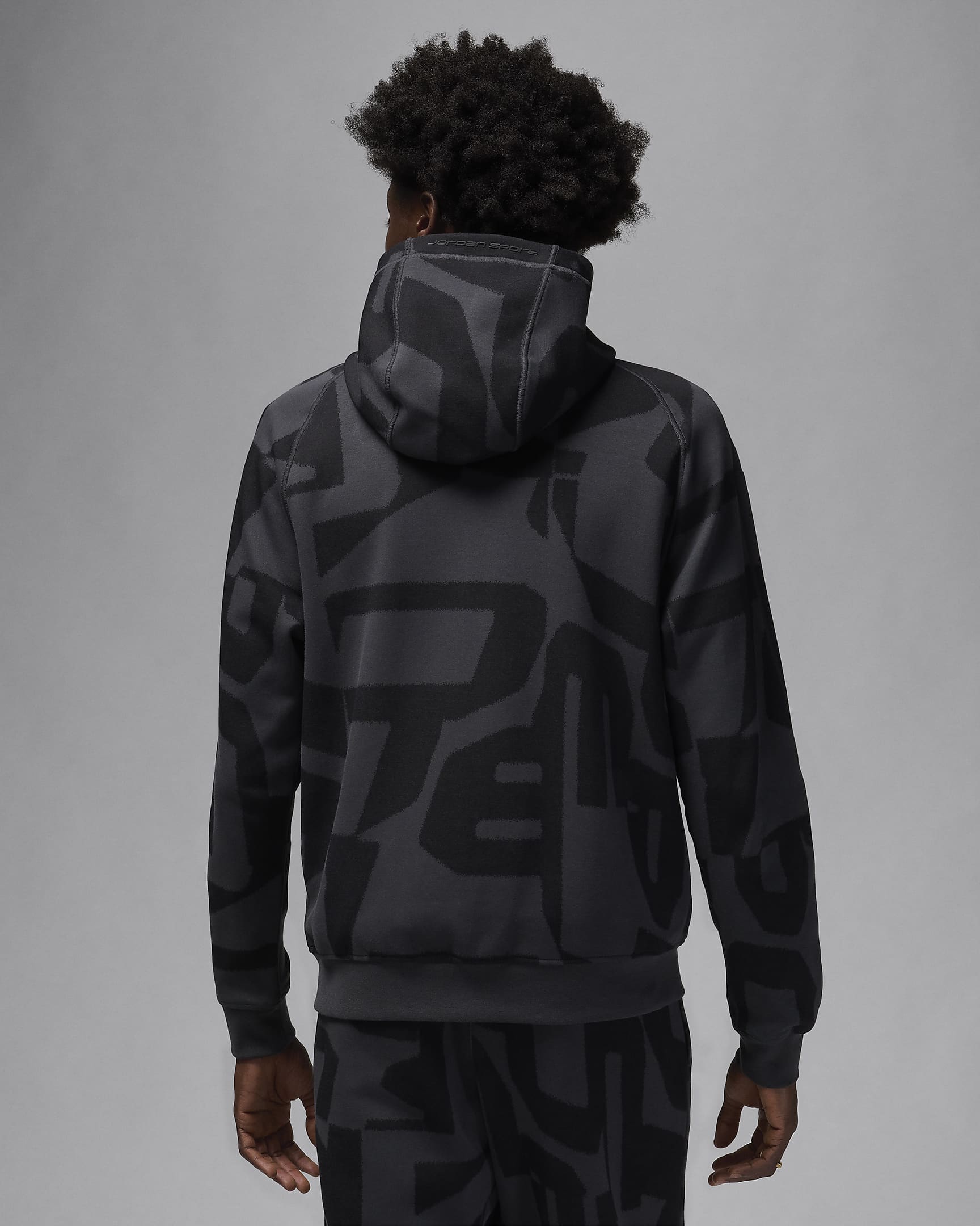 Мъжки Суитшърт NIKE M J DF SPRT HOOP AOP FZ - Ballistic-sport