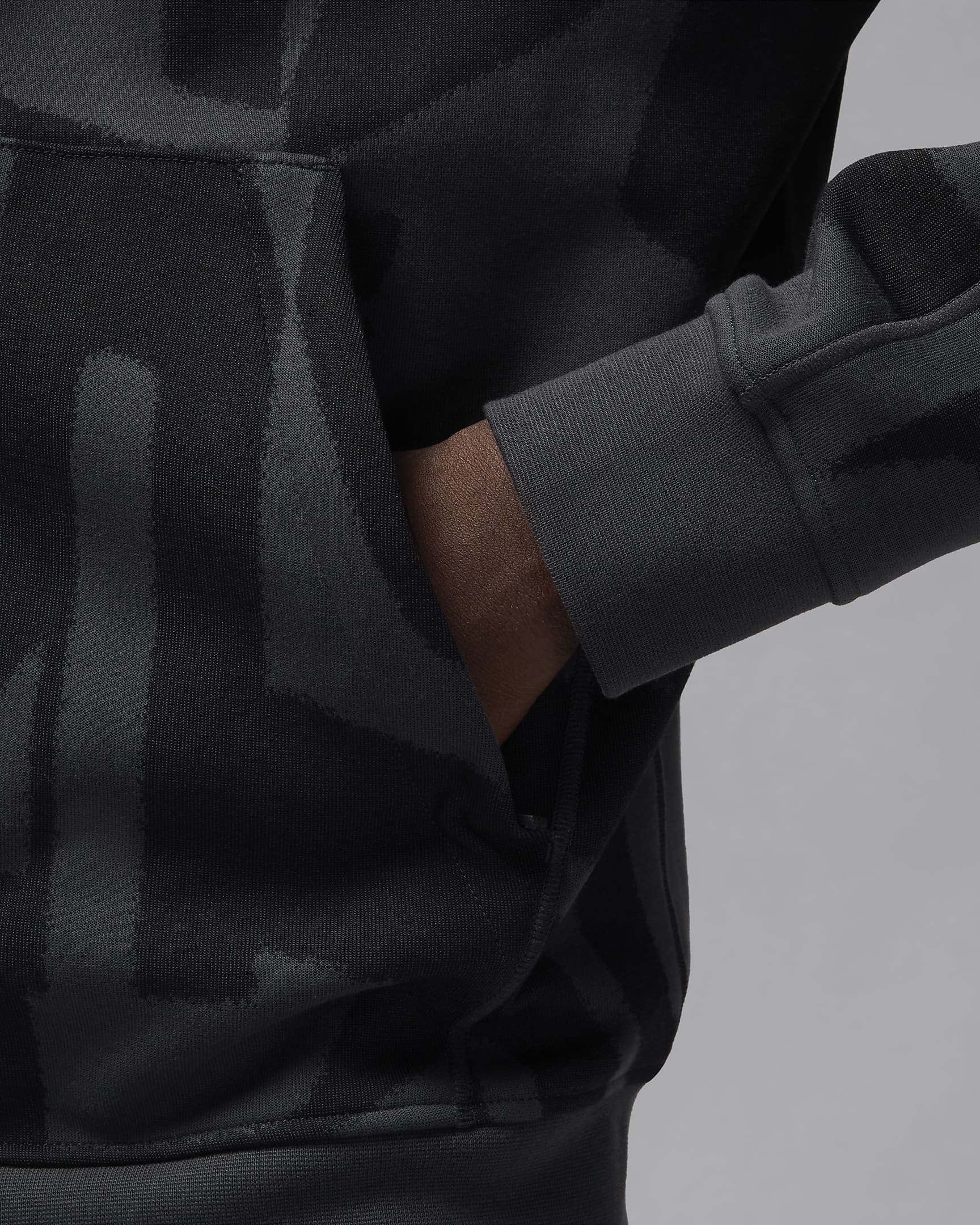 Мъжки Суитшърт NIKE M J DF SPRT HOOP AOP FZ - Ballistic-sport
