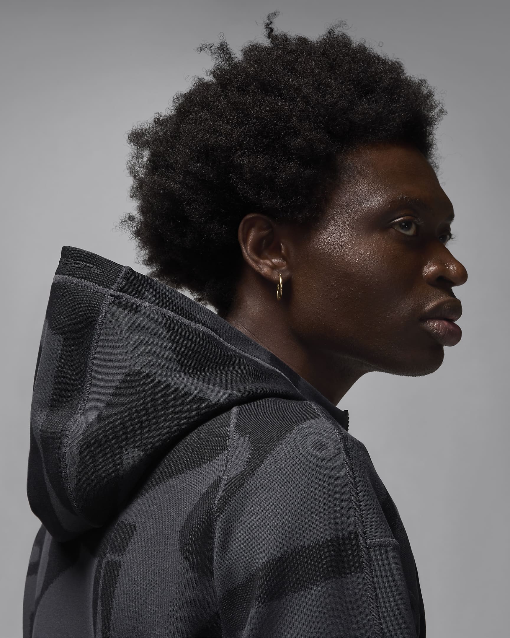 Мъжки Суитшърт NIKE M J DF SPRT HOOP AOP FZ - Ballistic-sport