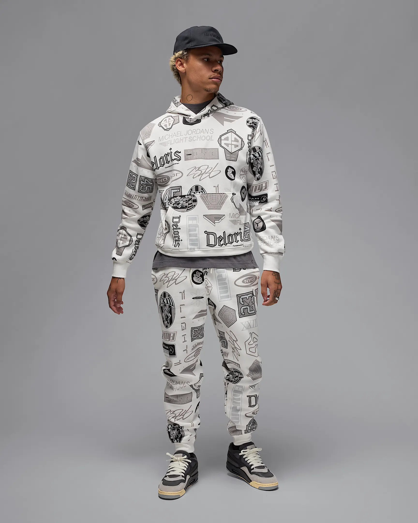 Мъжки Панталон NIKE M J ESS AOP FLC PANT - Ballistic-sport 
